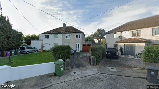 Street view of 17 Abbey Park, Monkstown, Co Dublin