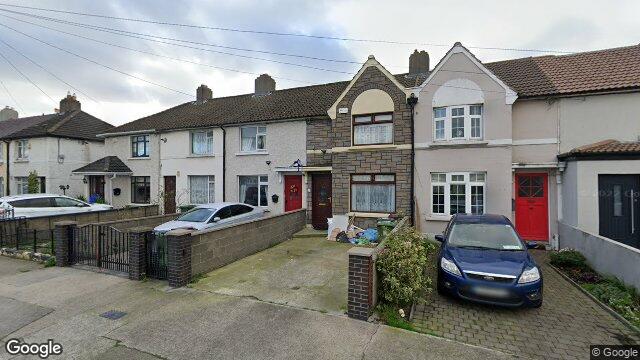 Street View near 21 Russell Avenue East, East Wall, Dublin 3