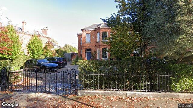Street view of 68 Park Avenue, Dublin 4