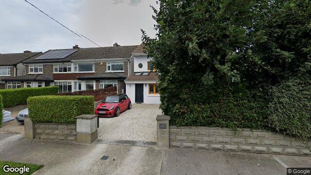 Street view of 1A Lakelands Avenue, Blackrock