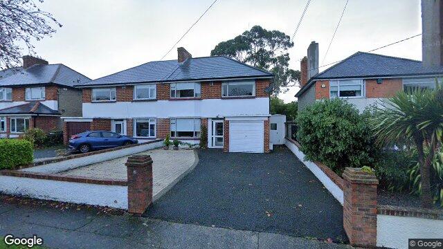 Street view of 2 Hyde Park Avenue, Blackrock, Dublin
