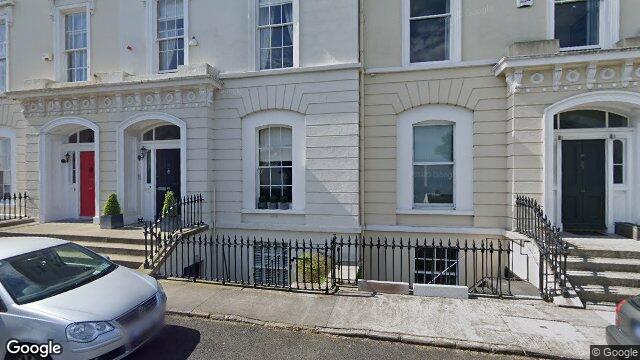 Street view of 13 Trafalgar Terrace, Monkstown, Dublin