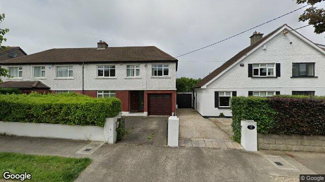 Street view of 66 Allen Park Road, Dublin