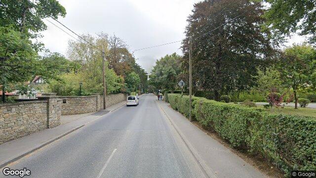 Street view of Brighton Road, Foxrock