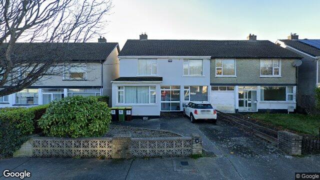 Street view of 32 Meadow Vale, Clonkeen Road, Blackrock