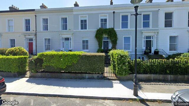 Street view of 10 Idrone Terrace, Blackrock, Dublin