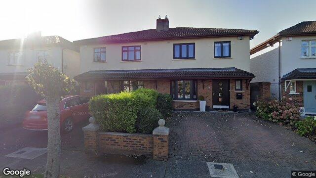 Street view of 19 Carysfort Woods, Blackrock, Dublin