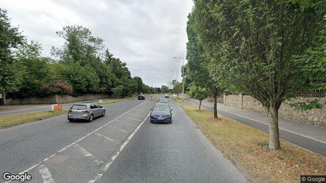 Street view of Church Road, Killiney