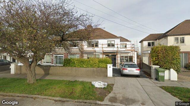 Street view of 24 Bellevue Avenue, Glenageary, Dublin