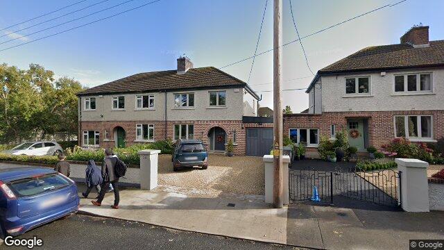 Street view of 24 Woodlands Avenue, Dublin