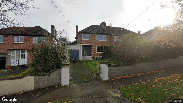 Street view of 9 Bellevue Road, Glenageary, Dublin