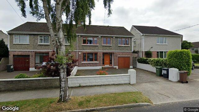 Street view of 38 Merville Avenue, Dublin