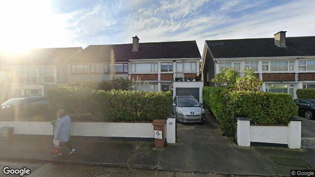 Street view of 43 Glenageary Park, Dublin