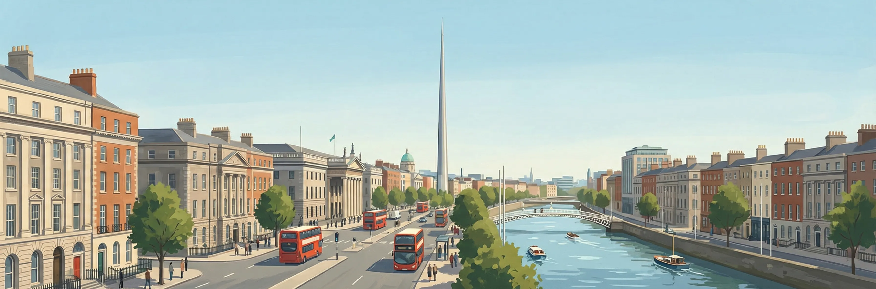 Dún Laoghaire streetscape