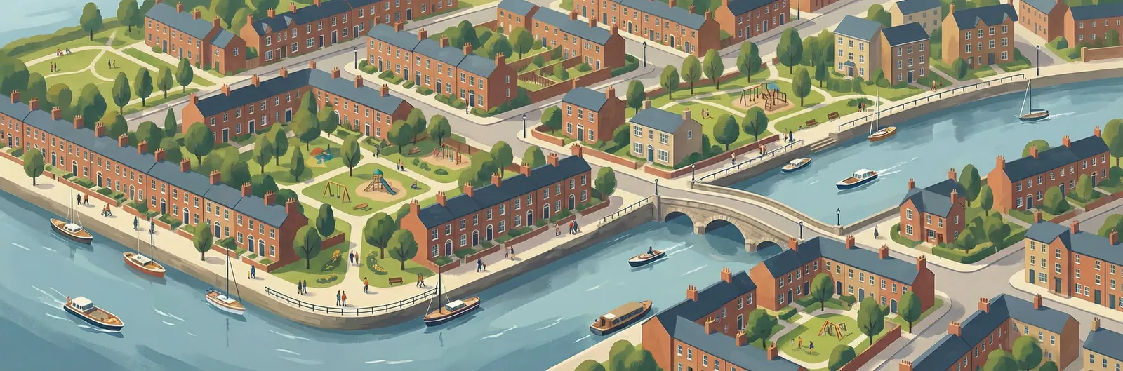 Illustration of the surrounding Church St East area