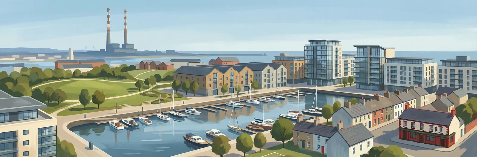 Ringsend, Dublin 4 streetscape