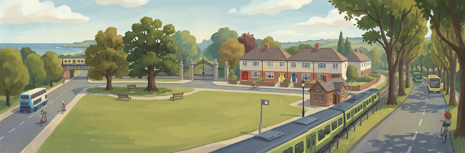 Raheny - Greendale, Dublin 5 streetscape