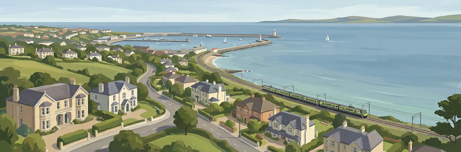 Abberley, Dún Laoghaire–Rathdown streetscape