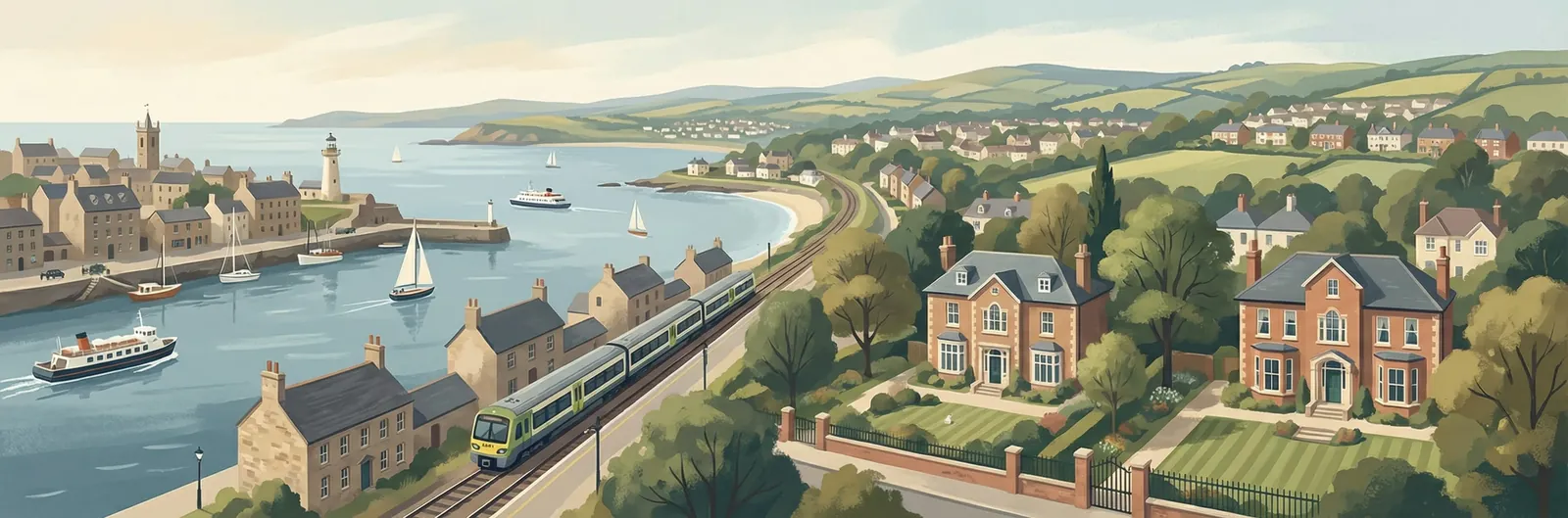 Brenanstown, Dún Laoghaire–Rathdown streetscape