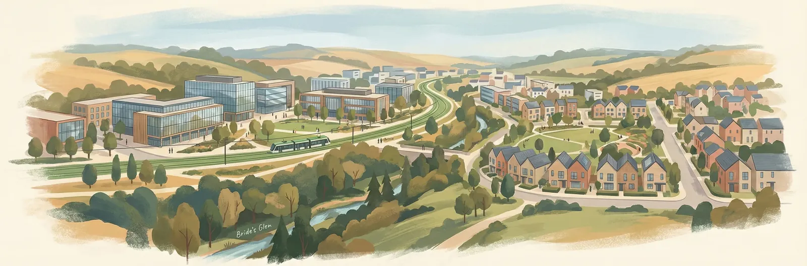 Cherrywood, Dún Laoghaire–Rathdown streetscape