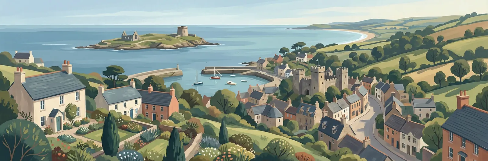 Dalkey, Dún Laoghaire–Rathdown streetscape