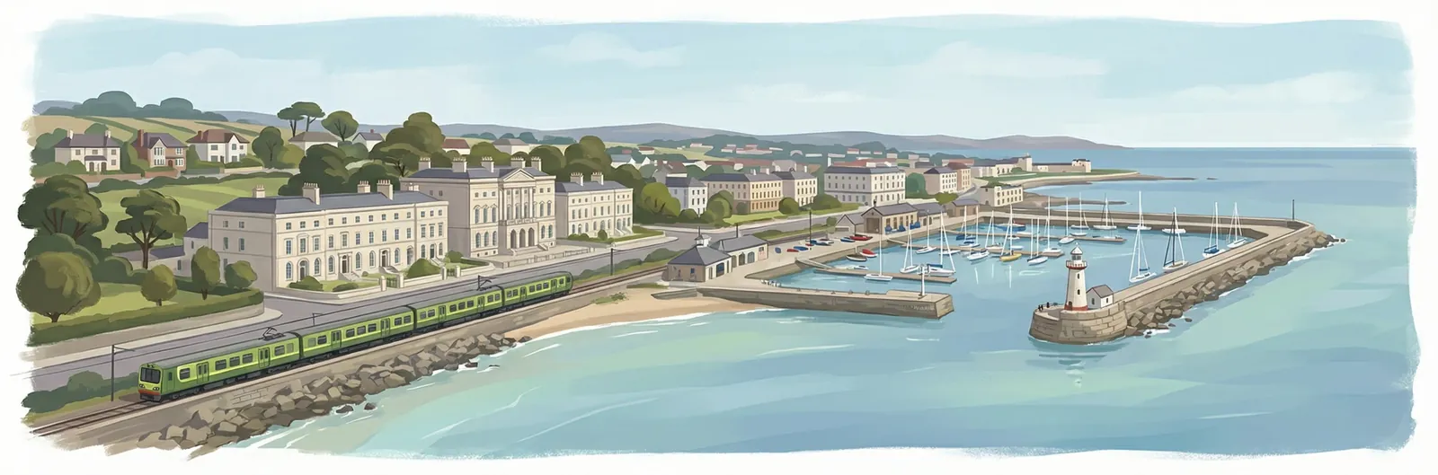 Dún Laoghaire streetscape