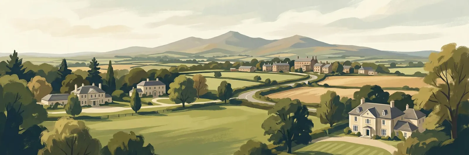 Rathmichael, Dún Laoghaire–Rathdown streetscape