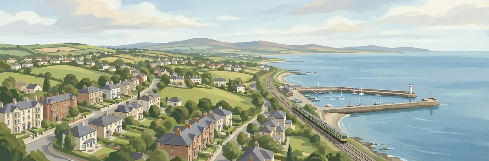 Rockfield, Dún Laoghaire–Rathdown streetscape