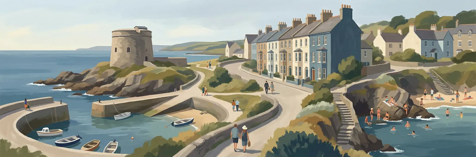 Sandycove, Dún Laoghaire–Rathdown streetscape