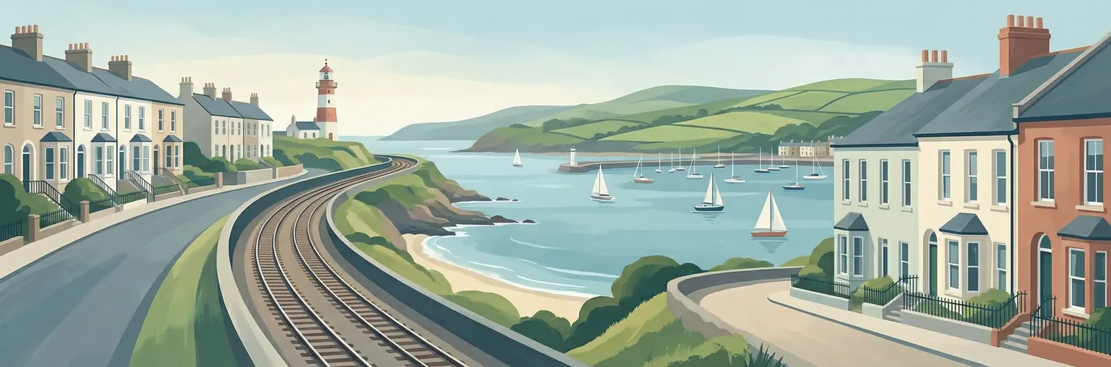 Seapoint Or Templehill, Dún Laoghaire–Rathdown streetscape