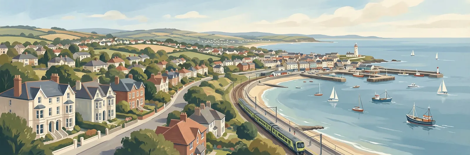 Trimleston Or Owenstown, Dún Laoghaire–Rathdown streetscape