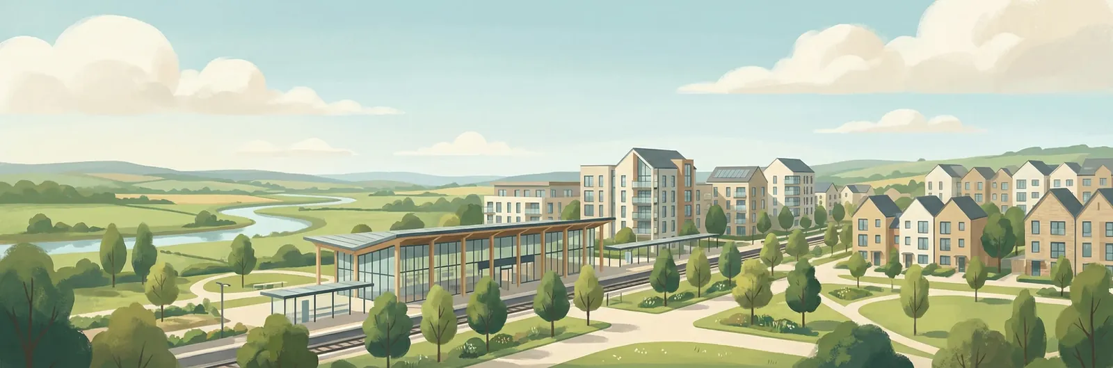 Clonburris Little, South Dublin streetscape