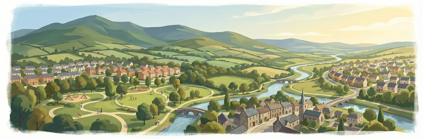 Cooldrinagh, South Dublin streetscape