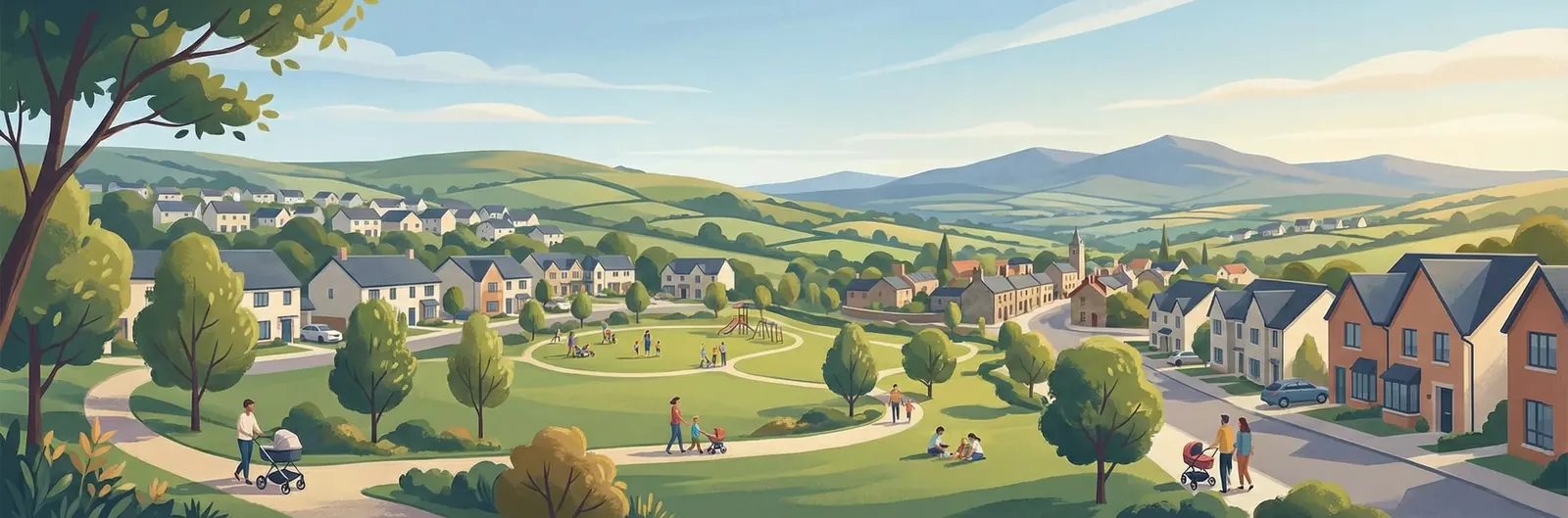 Gollierstown, South Dublin streetscape