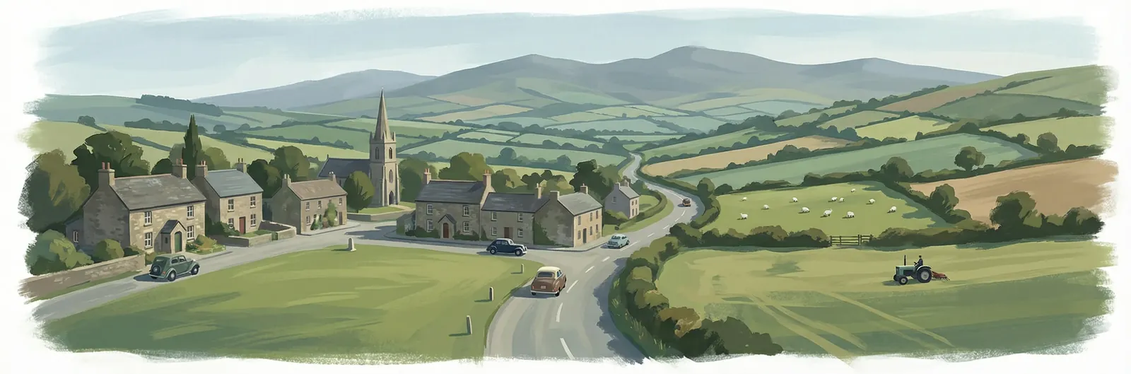 Newcastle South, South Dublin streetscape