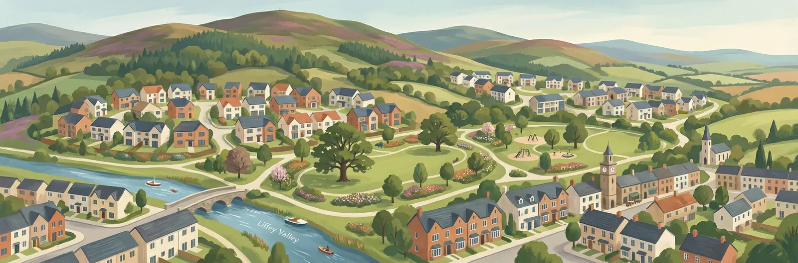 Tootenhill, South Dublin streetscape