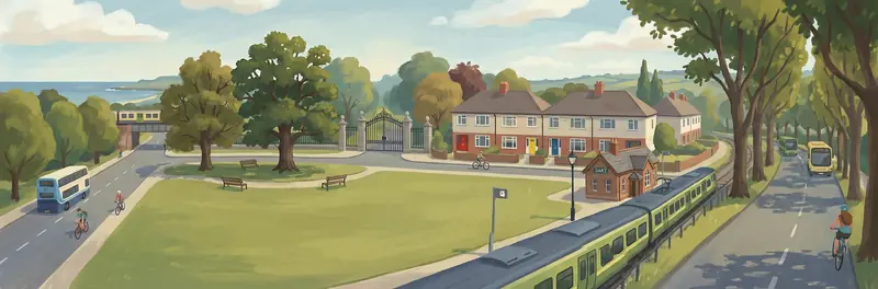 Raheny - Greendale streetscape