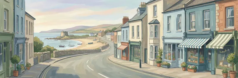 Glasthule streetscape