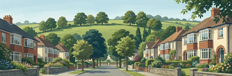 Mount Merrion streetscape